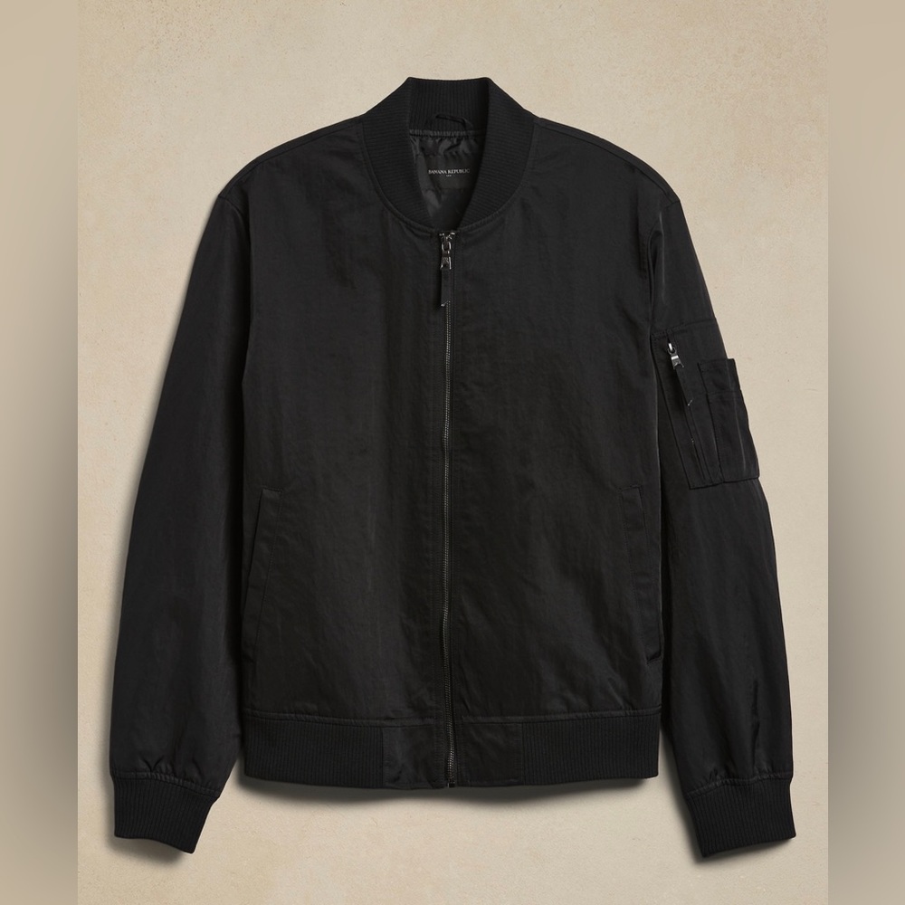 Lucky Brand Heritage Bomber Jacket Navy Blue Men’s Size Large